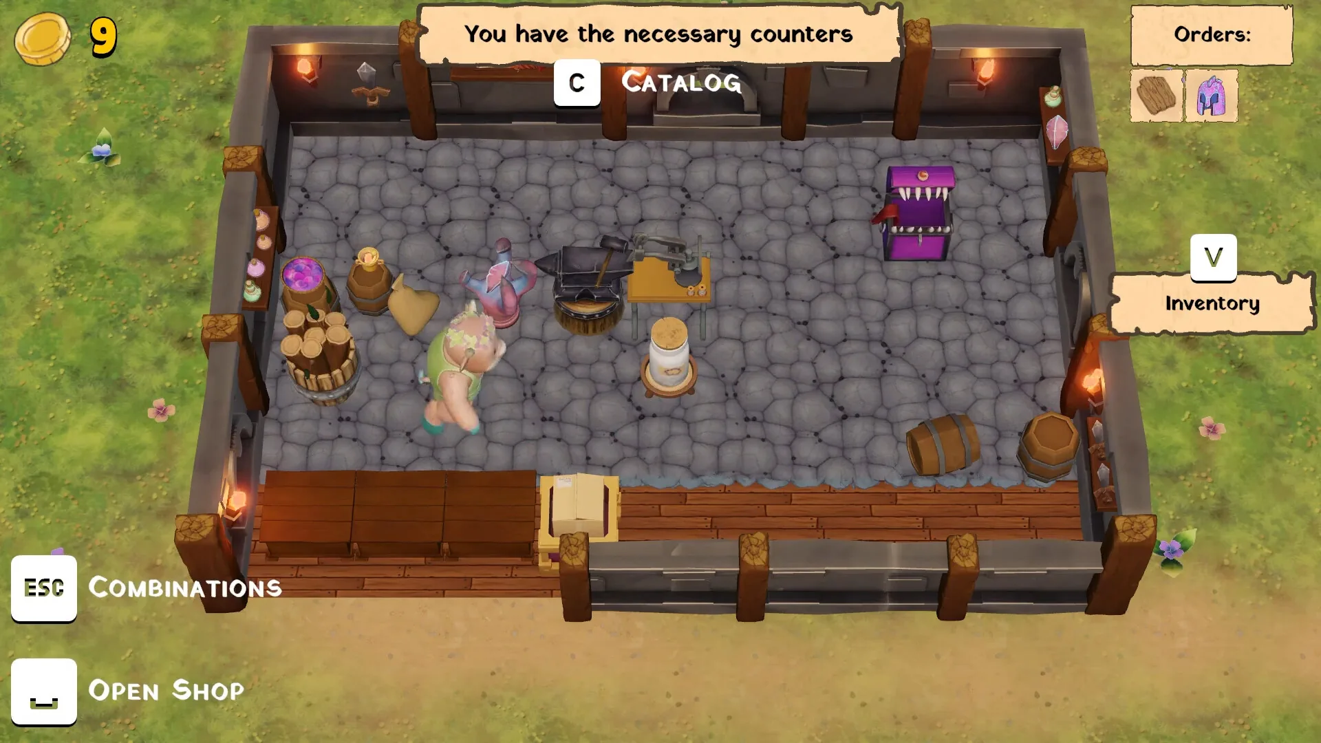 Mythic Merchants - early workshop gameplay